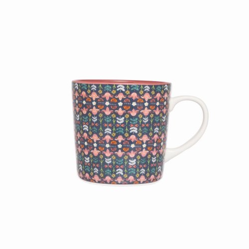 Siip Fundamental Vicky Yorke Designs Folk Floral Mug - Tulip