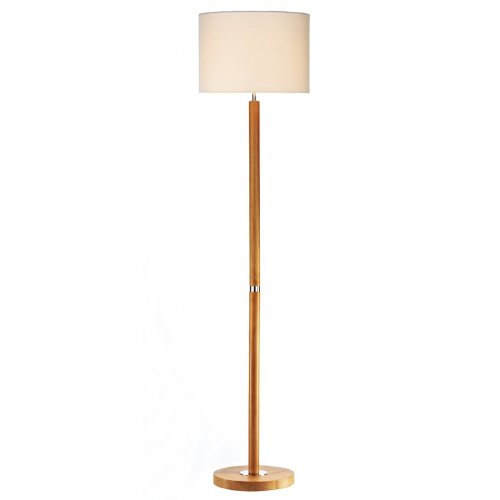 Dar Avenue Floor Lamp Light Wood with Shade