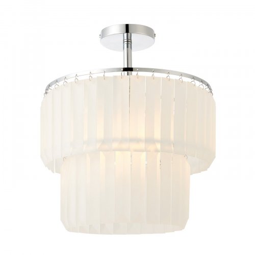 endon selina 1lt semi flush 60w chrome plate