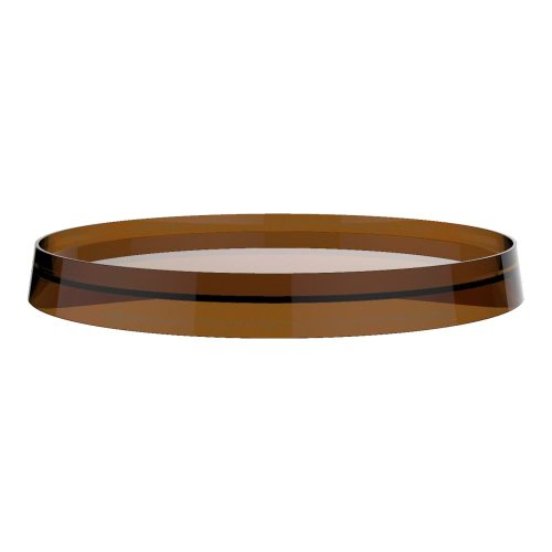 Kartell by Laufen 185mm Storage Tray Disc - Amber