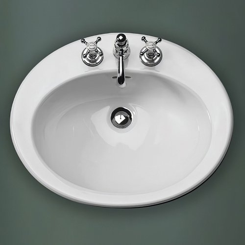 Silverdale Belgravia Coquet Inset Basin - White