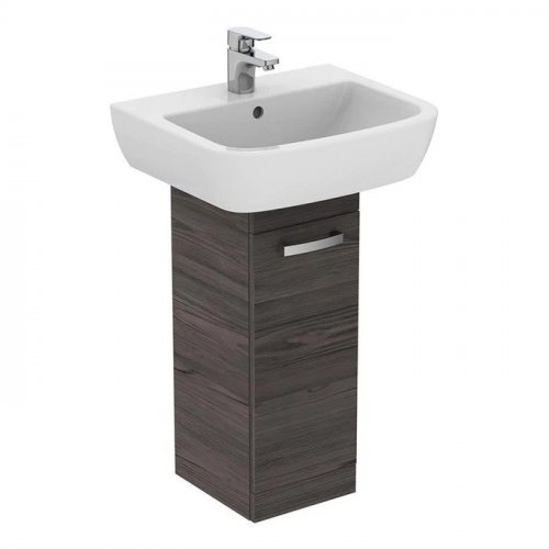 Ideal Standard Tempo Lava Grey Pedestal Unit and 55cm Basin