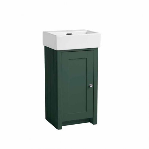 Tavistock Lansdown Sherwood Green 400mm Cloakroom Unit and Basin