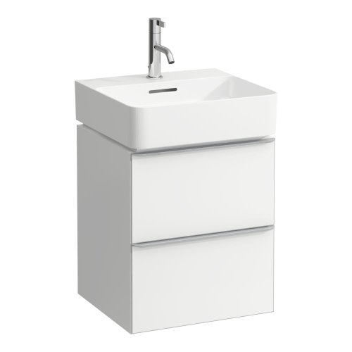 Laufen Space 435mm Two Drawer Vanity Unit - Matt White