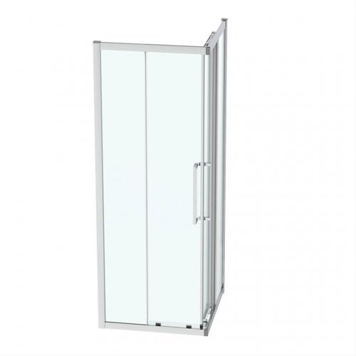 Ideal Standard i.life 800mm Bright Silver Corner Entry Shower Enclosure