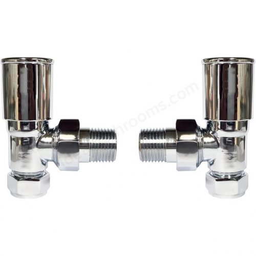 RAK Angled Round Head Radiator Valve