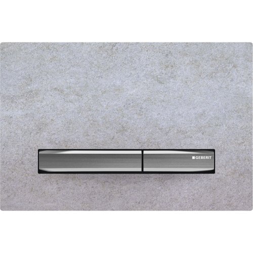 Geberit Sigma 50 Concrete / Chrome Dual Flush Plate