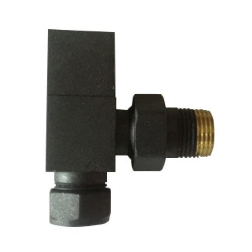 Essential 15mm Anthracite Square Angled Valve (Pair)