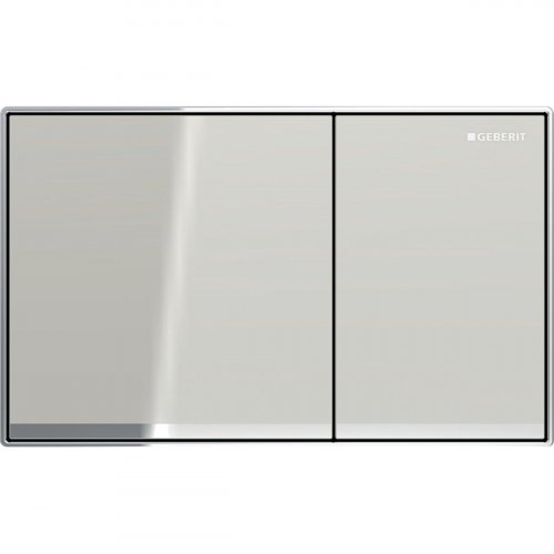 Geberit Sigma 60 Sand / Mirrored / Gloss Chrome Plated Dual Flush Plate