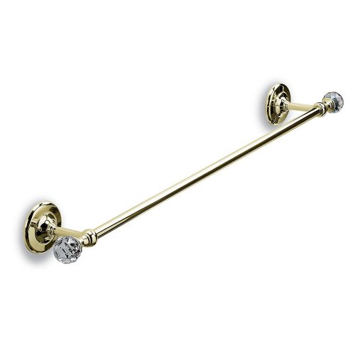 Origins Living Oriental Crystal Towel Rail - 600mm Wide - Gold