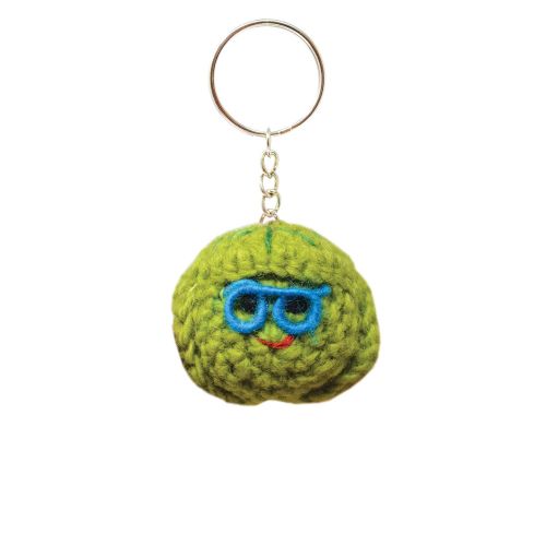 Light Green Sprout - Crochet Wool - Keyring