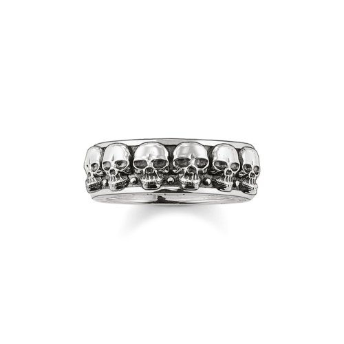 Thomas Sabo Silver Skull Band Ring (Q1/2)