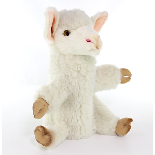 Soft Toy Lamb Hand Puppet by Hansa (25cm) 7340