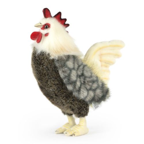 Bantam Cockerel Plush Soft Toy - 27cm Living Nature AN665