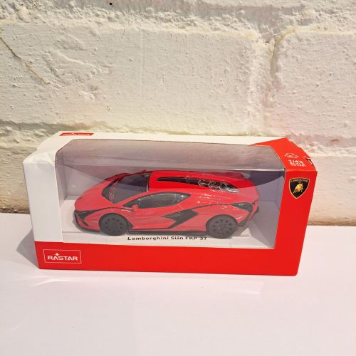 Rastar Lamborghini Sin FKP 37 Red Diecast Scale Model Car Scale 1:43