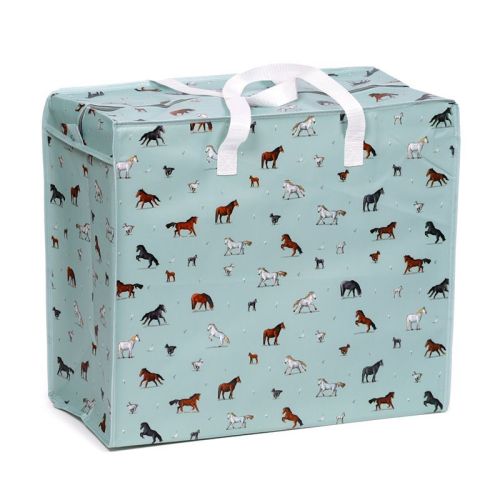 Willow Farm Horse Pony Design Extra Large Laundry Storage Bag