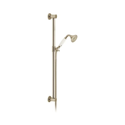 Booth & Co. Axbridge Single Function Slide Rail Shower Kit - Nickel