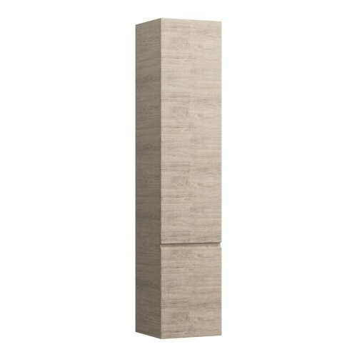 Laufen Pro S 350 x 1650mm 1 Door Tall Cabinet - Bright Oak