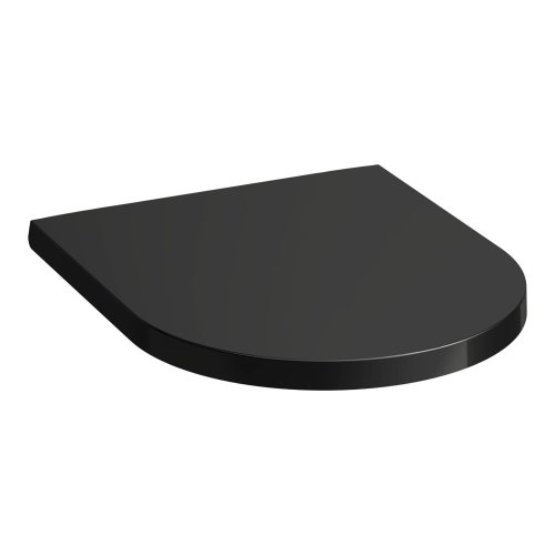 Kartell by Laufen Soft Close Removable Toilet Seat - Gloss Black