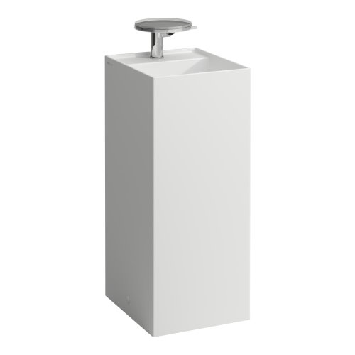 Kartell by Laufen 380mm SaphirKeramik Freestanding Basin - Matt White