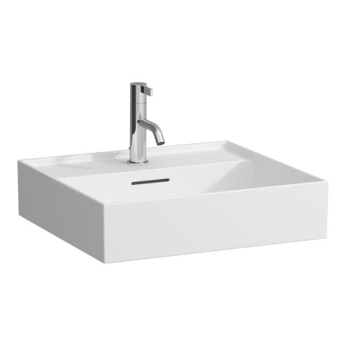 Kartell by Laufen 500mm SaphirKeramik Basin - Matt White