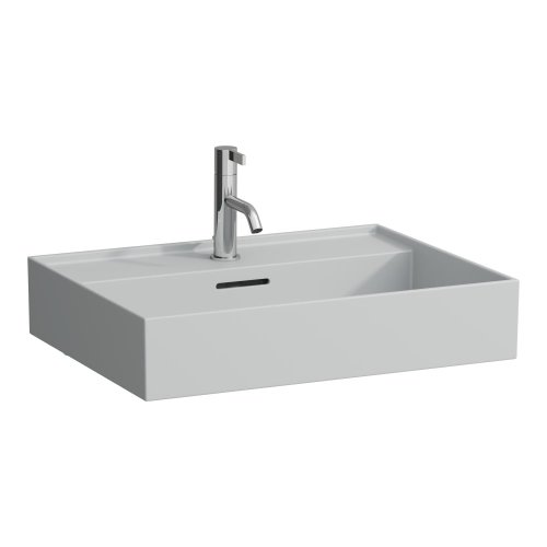 Kartell by Laufen 600mm SaphirKeramik Basin - Matt Grey