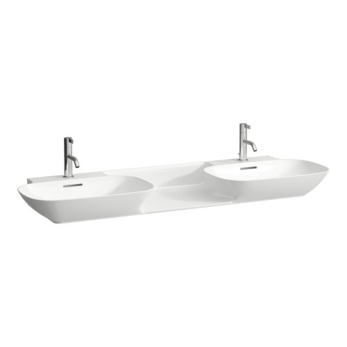 Laufen Ino White 1420 x 450mm Double Basin