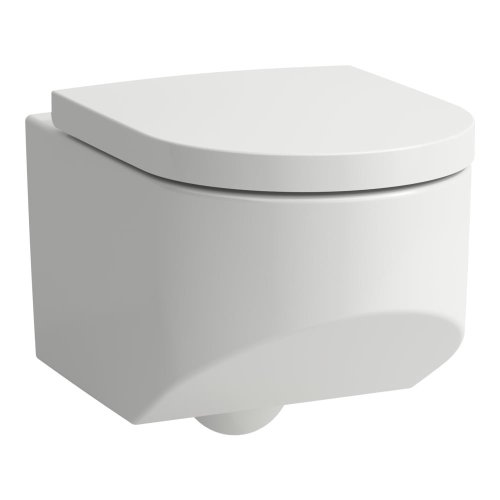 Laufen Sonar Rimless Wall-Hung Toilet - White