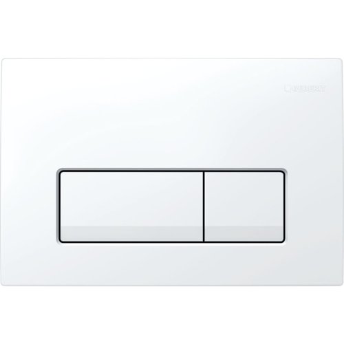 Geberit Delta 50 White Dual Flush Plate