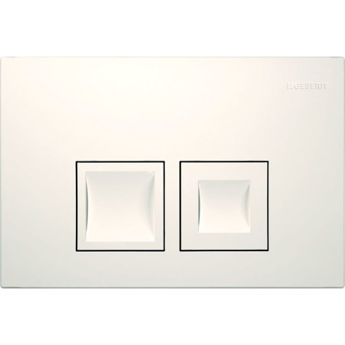 Geberit Delta 35 White Dual Flush Plate