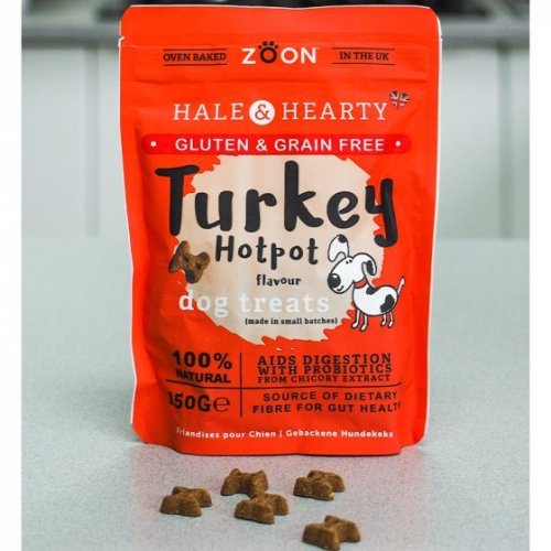 Zoon Hale & Hearty Gluten & Grain Free Treats 150g - Turkey Hotpot