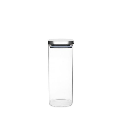 Jomafe Store&Care Square Glass Jar with Inox Lid - 1900ml