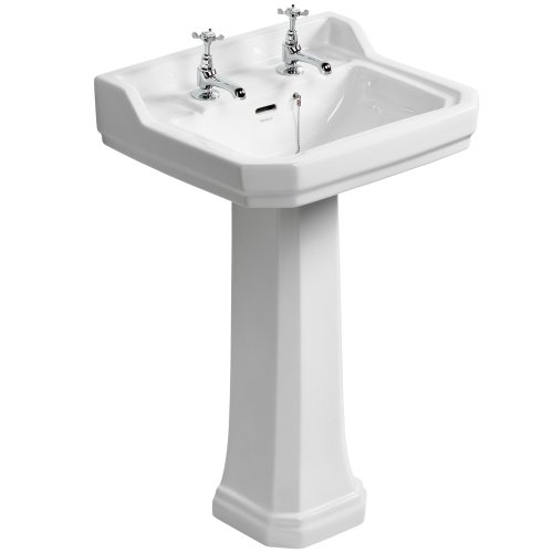 Ideal Standard Waverley Classic 56cm Basin - 2 Tap Hole