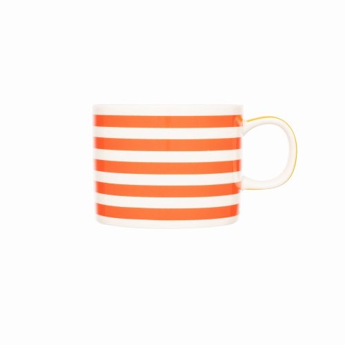 Siip Fundamental Horizontal Stripe Short Mug - Red