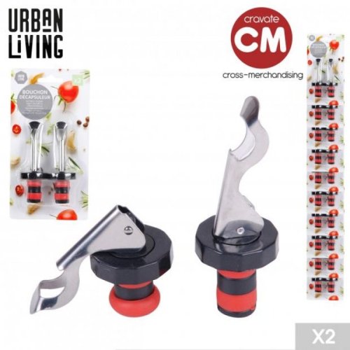 Urban Living 2 Bottles Stoppers