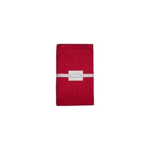 Premier Decorations Red Glitter Lurex Table Runner 2M