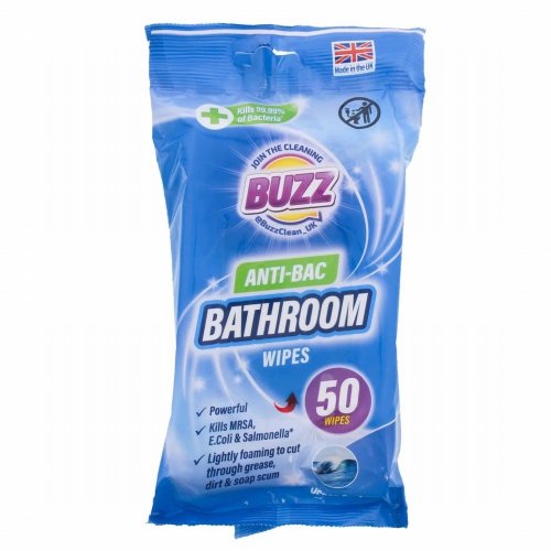 Buzz Anti-Bac Bathroom Wipes - Ocean Surf