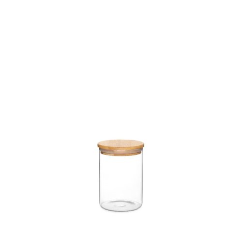 Jomafe Store&Care Round Glass Jar with Bamboo Lid - 700ml