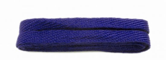 Dark Cobolt Blue American Flat 10mm Shoe Laces - 120cm