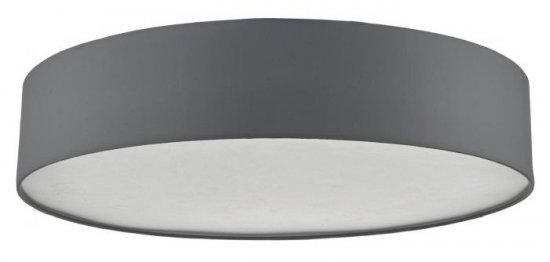 Dar Cierro 6 Light Flush Grey