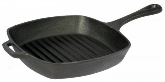 Buckingham Pre-Seasoned Cast Iron Grill Pan