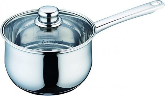 Buckingham 18cm Deep Saucepan with Glass Lid