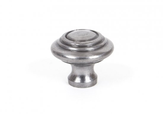 Natural Smooth Ringed Cabinet Knob - Small