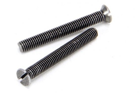 Pewter M5 x 40mm Male Screws (2)