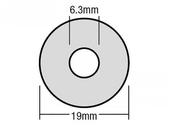 ForgeFix TechFast Bonded EPDM Washer 6.3 x 19mm (Box of 100)