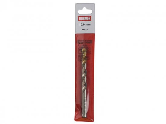 Dormer A002 HSS-TiN Coated Jobber Drill 8.00mm OL:117mm WL:75mm