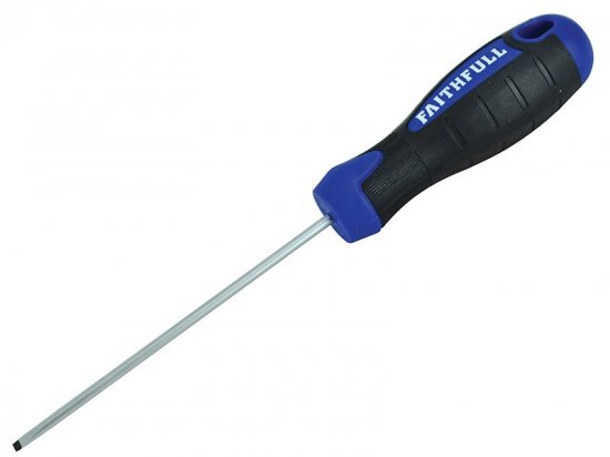 Faithfull Soft Grip Screwdriver Terminal Tip 3 x 100mm