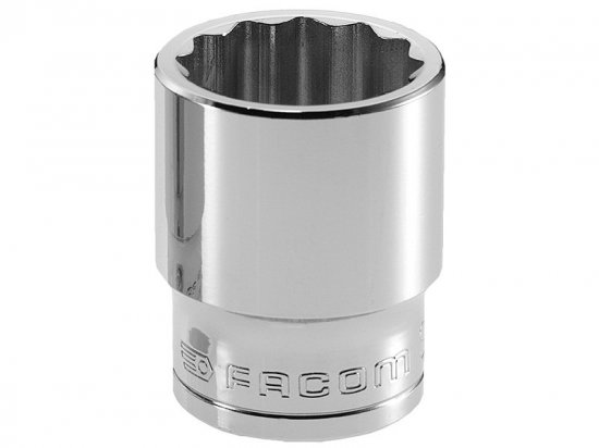 Facom Bi-Hexagon Socket 1/2in Drive 15mm