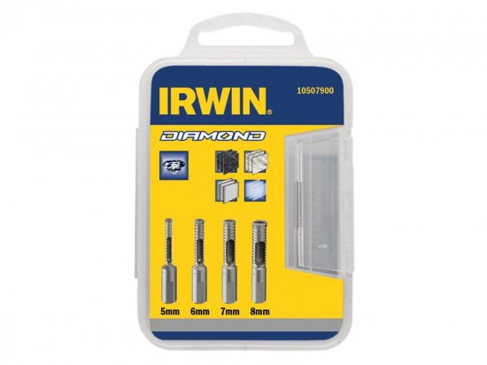 Irwin Diamond Drill Bit Set 4 Piece 5-8mm