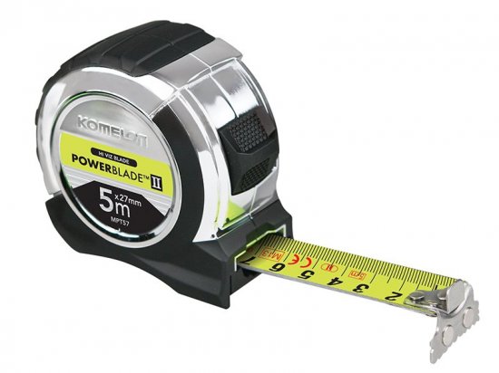 Komelon PowerBlade? II Pocket Tape 5m (Width 27mm) (Metric only)